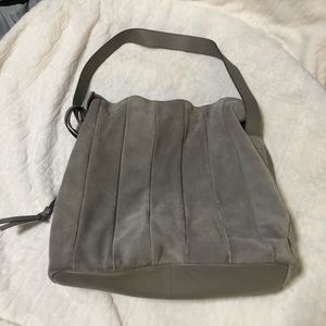 Vince Camuto Tote Lt. Gray Suede tote